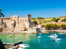 Vue du port de Collioure, Languedoc-Roussillon, France